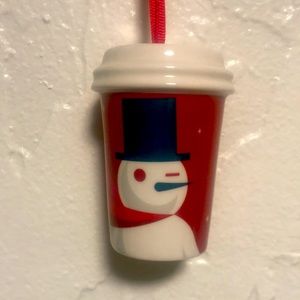 2012 Starbucks snowman ornament
